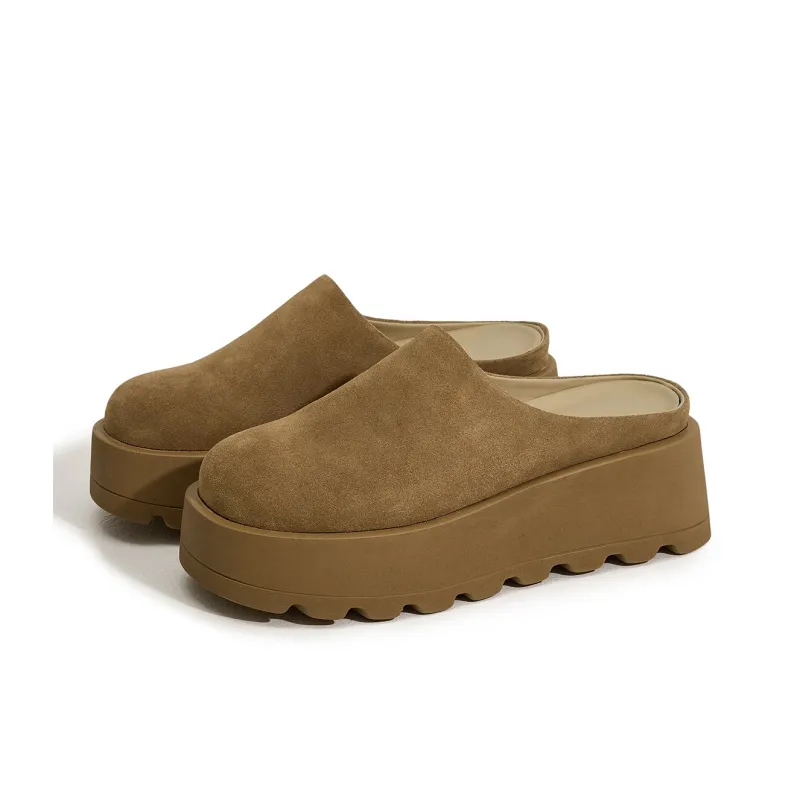 ΛOLUNKΛ Abrasion Resistant Slip Resistant Closed Toe Slippers Women's-1