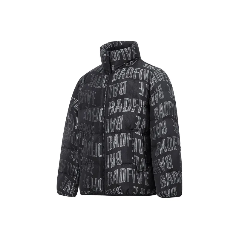 LiNing Badfive Down Jacket Men's Black Jacquard-0