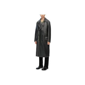 LOEWE Coats Men Black