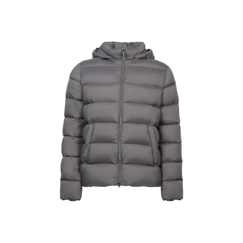 HERNO Hooded Quilted Bomber Jacket-0