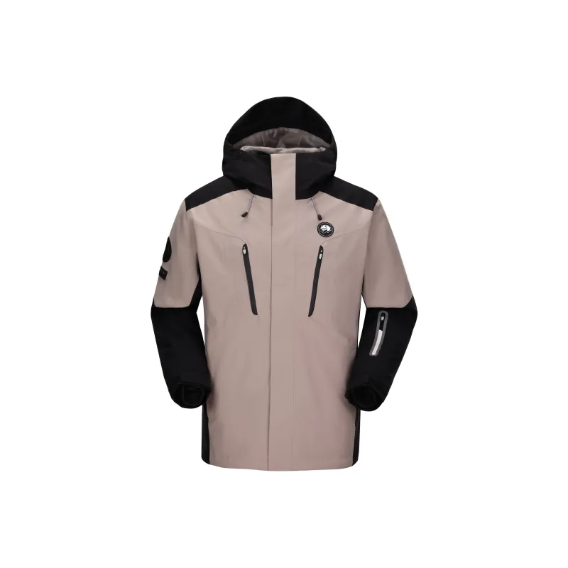 Panda Panda Collection Water Resistant Windproof Wear Resistant Warm Water Repellent Windbreaker Jacket Unisex-0