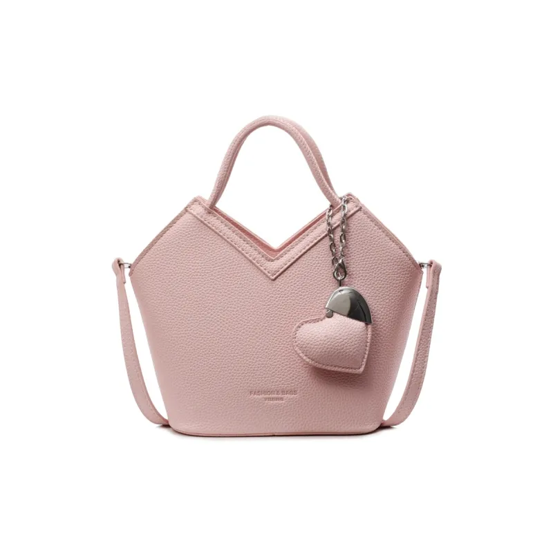 Wenpercy PU Bucket Bag, One Shoulder Handbag Women's Multicolor-3