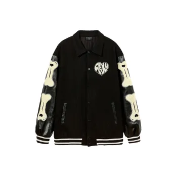 ALL NIGHT DAYS Baseball Jacket Fall Unisex