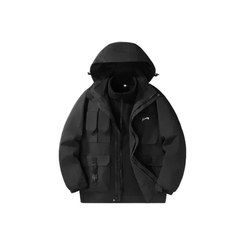 K bird Water Resistant Windproof Breathable Warm Heat Sealed Pressed Windbreaker Jacket Unisex