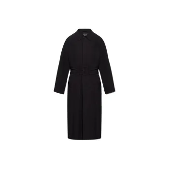 Balenciaga Belted Mid Length Trench Coat