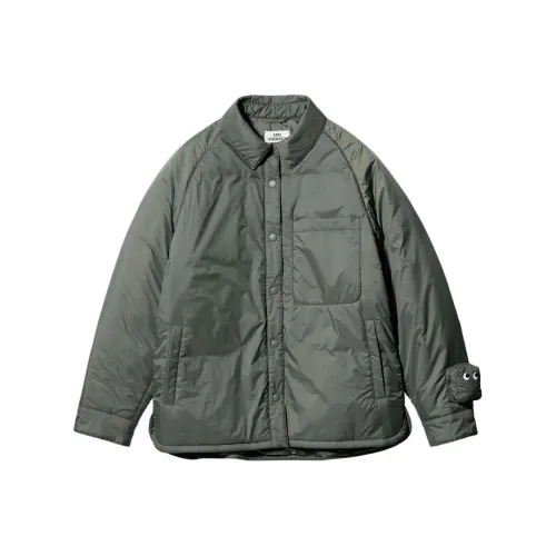 Anya Hindmarch X UNIQLO Anya Hindmarch Co brand cinzento jackets Unisex Olive