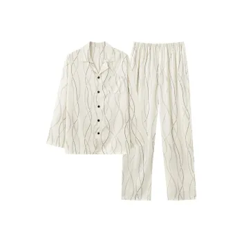 PLANDOO Pajama Set Men's Image Color