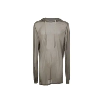 RICK OWENS Semi sheer Hoodie