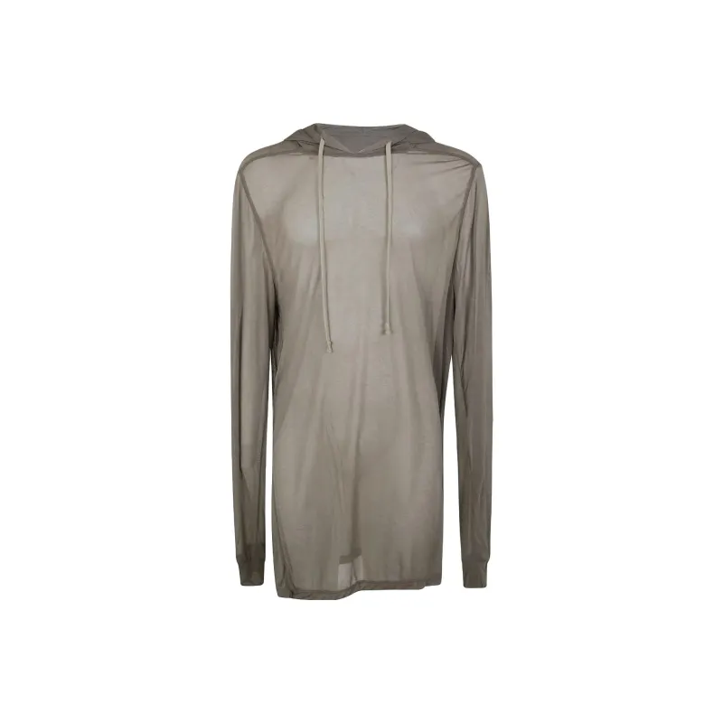 RICK OWENS Semi sheer Hoodie-0