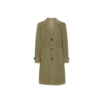 Massimo Alba Corduroy Single breasted Coat