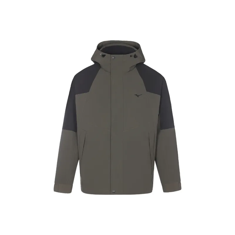 Mizuno ESSENTIAL Series Water Resistant Windproof Wear Resistant Warm Anti Static Windbreaker Jacket Unisex-4