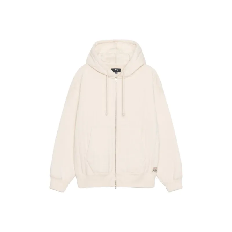 Stussy Vertical Quilted Zip Hoodie-2