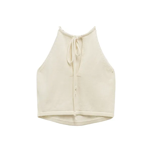 CHUU Tank Top Women's White Apricot-1