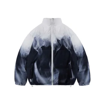 ICONS Lab Puffer Jackets Unisex Gradient White