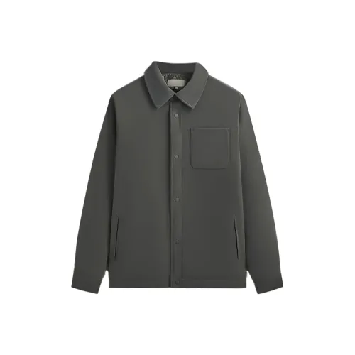KITH Sueded Tech Brixton Puffed Shirt Jacket
