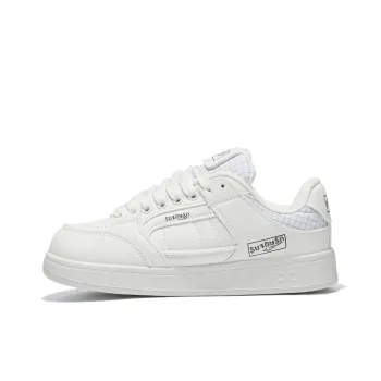 Little Red Man Low Top Casual Shoes Women's White