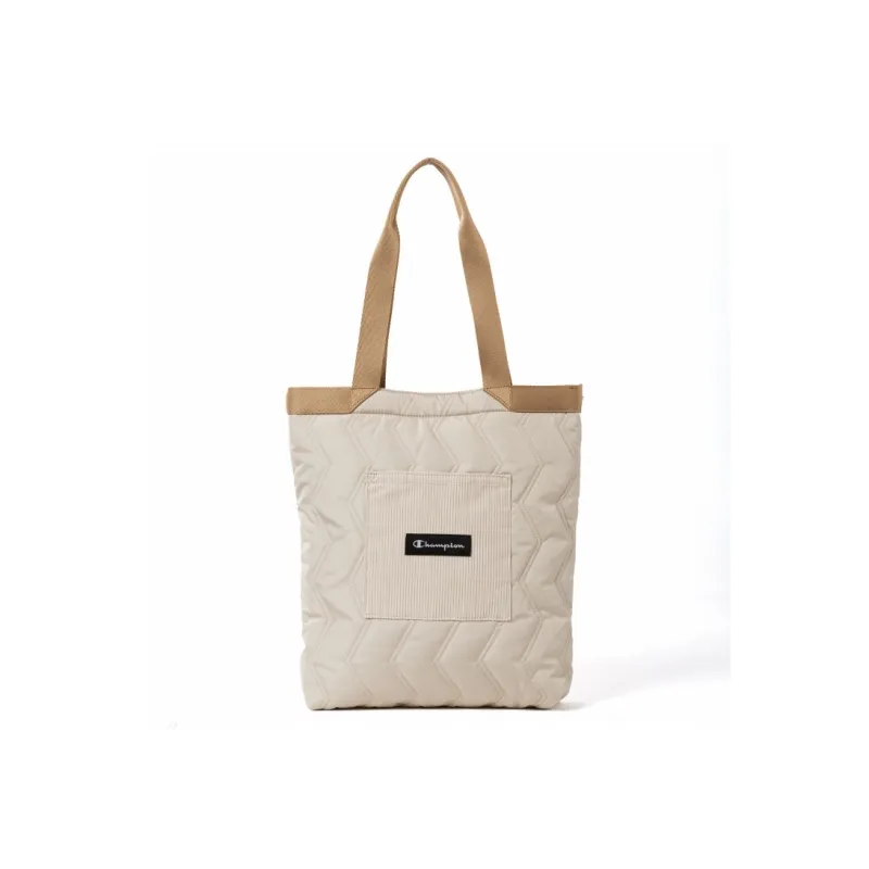 Champion Corduroy Tote Bag Shopping Bag Handbag Shoulder Bag Women's White-2