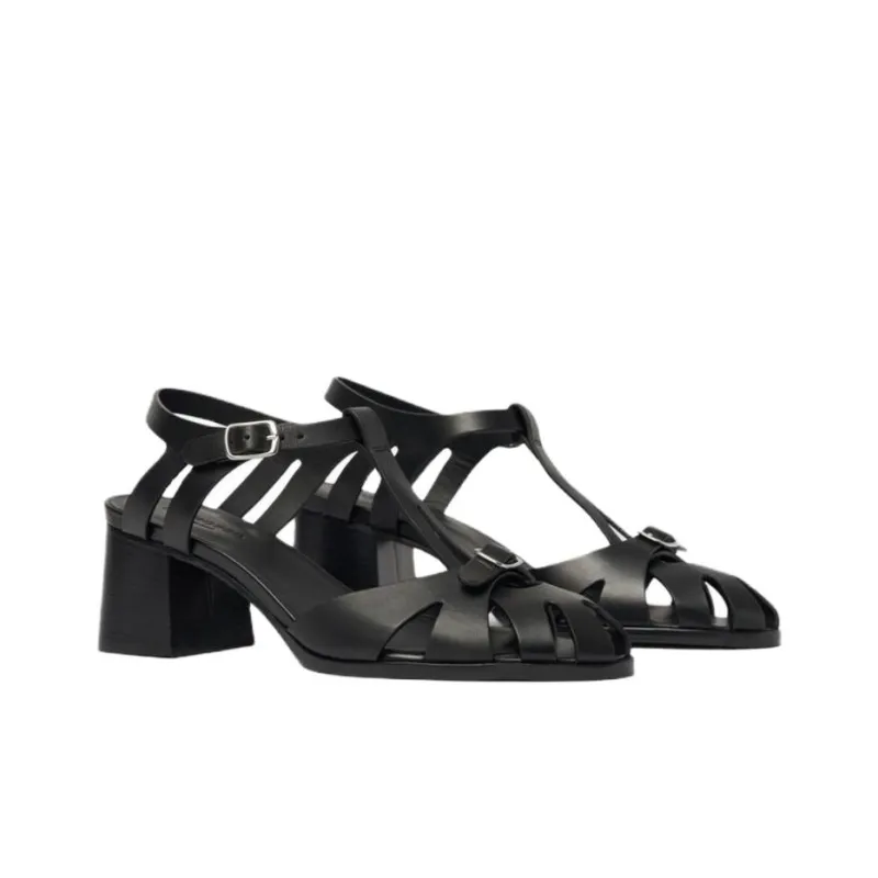 SCAROSSO 55mm Giulia Block heel Strappy Sandals Women's-2