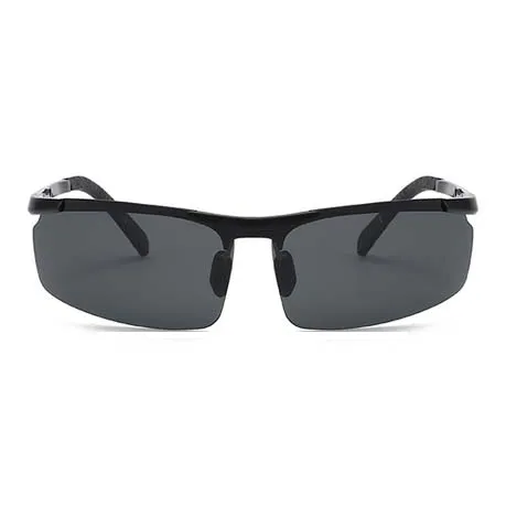 YUZHAOLIN Aluminum Magnesium Alloy Irregular Shape Sunglasses Unisex-3