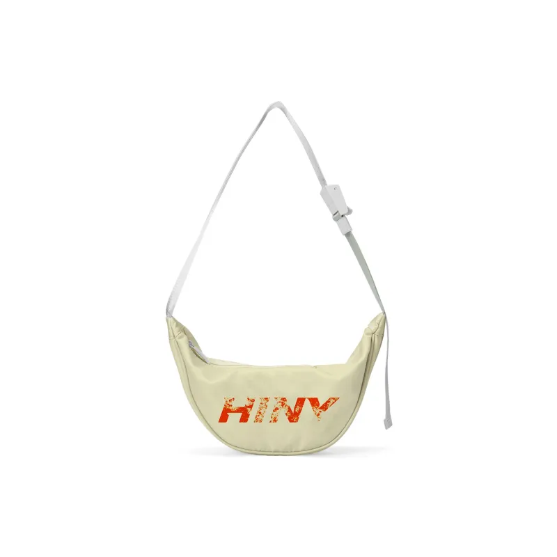 HINY Polyester One Shoulder Crossbody Bag Sling Bag Fanny Pack Regular Unisex White-23