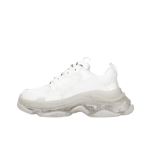 Balenciaga Triple S Clear Sole White Women's