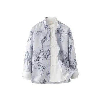 XUANSHENG Jackets Coats Men's Light Gray