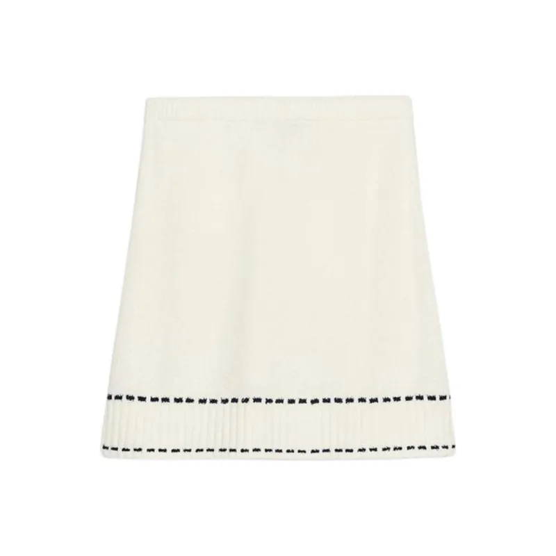 ZARA Casual Short Skirts Women's White-1