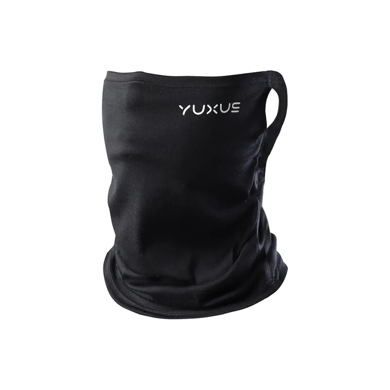 Ride The Snow Cycling Gear Cycling Mask Unisex Merino Wool Black-0