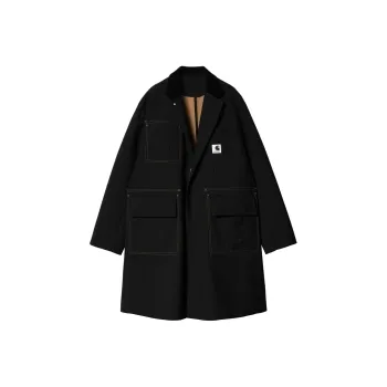 Sacai X Carharrtt Wip Suiting Bonding Coat