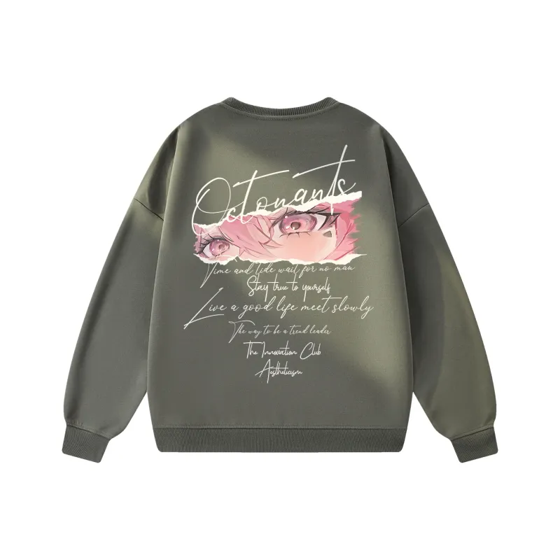Small Columns Under The Sea Sweatshirt Unisex-8