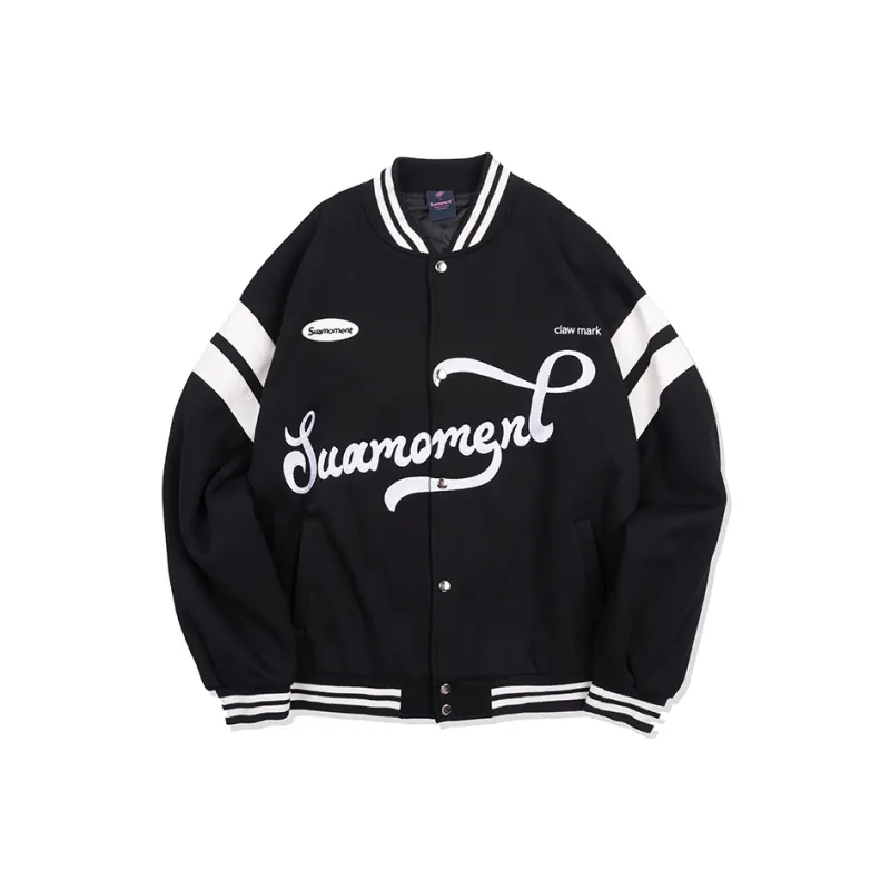 Suamoment Baseball Jacket Unisex-0