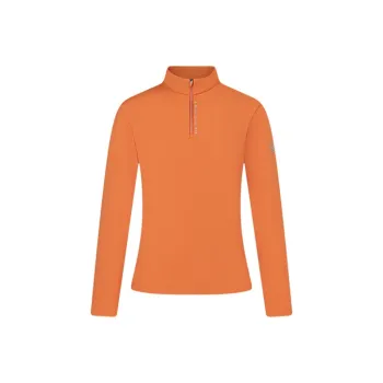 BOSIDENG Solid Color Sports Stretch Velvet Letter Logo Stand Collar Half Zip Long-Sleeved Top Men's