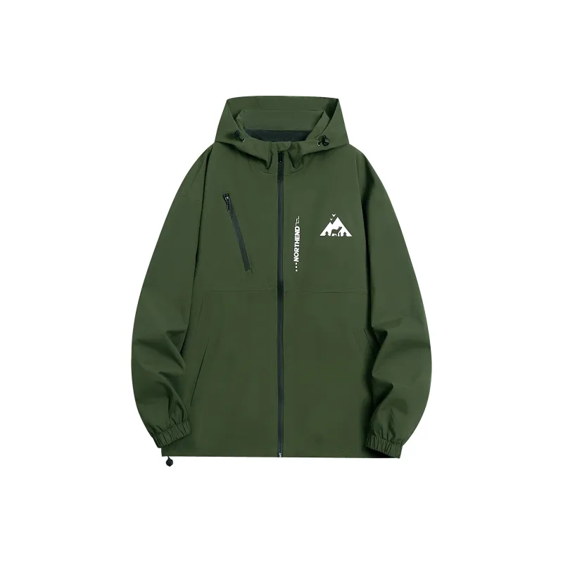 KFKU x Northend Water Resistant Windproof Breathable Windbreaker Jacket Unisex-2
