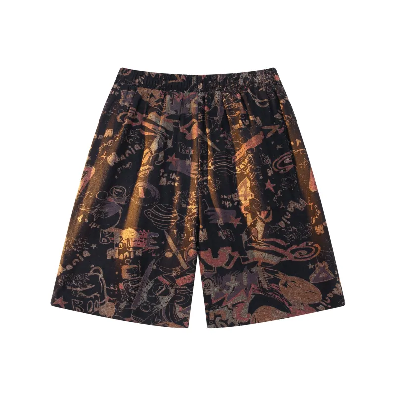 Supremo Cat Casual Shorts Unisex-5