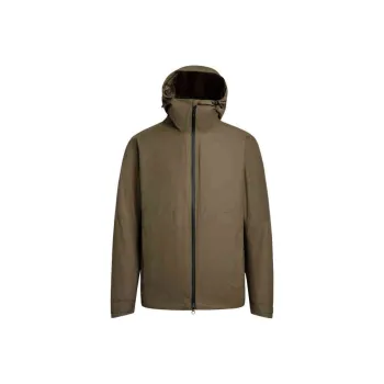 SALOMON PATROLLER 3IN1 DOWN Hiking Water-Resistant Windproof Breathable Warm Windbreaker Jacket Men's Mushroom Brown