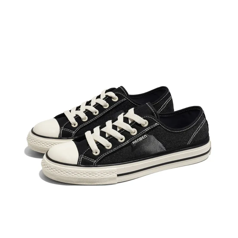RENBEN Breathable And Lightweight Low Top Canvas Shoes Women's-7