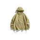 Dark Khaki-Diagonal Zipper