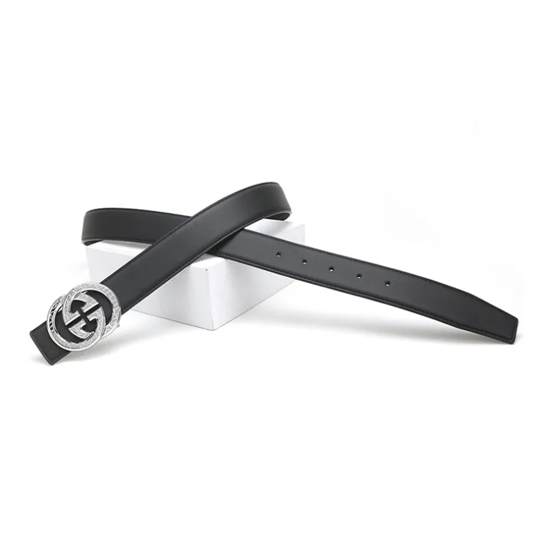 YUZHAOLIN Cow Split Leather Belts Unisex 3.8CM-2