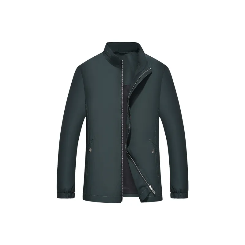 H YXIANG Jackets Men Green-0