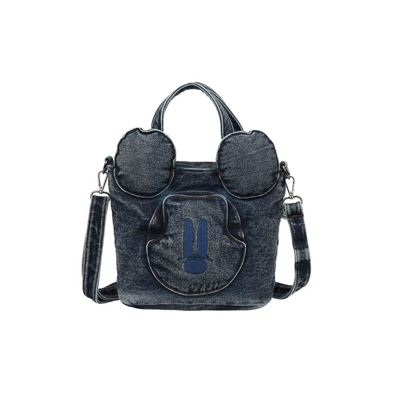Wenpercy Denim Shoulder Bag, Crossbody Bag, Handbag Women's Multicolor-3