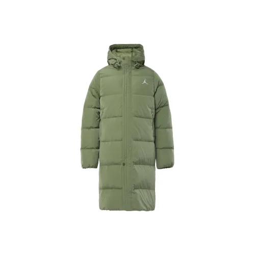 JORDAN Essentials Down Jackets Men Light Olive Yellow
