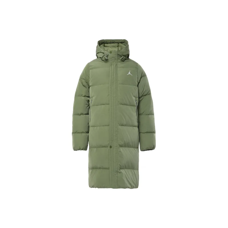 Jordan Essentials Down Jackets Men Light Olive Yellow-0