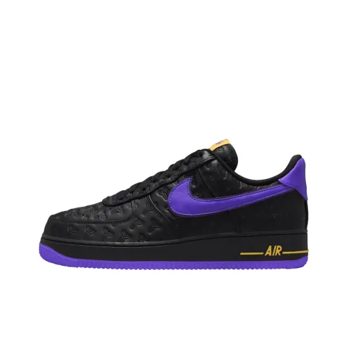 Kobe Bryant x Nike Air Force 1 Anti Slip Wear Resistant Low Top Skateboard Shoes Unisex Black Purple