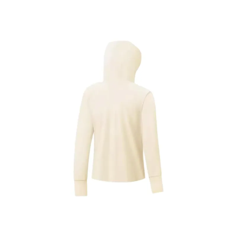 XTEP Trench Coat Women's Mountain Moon White-1