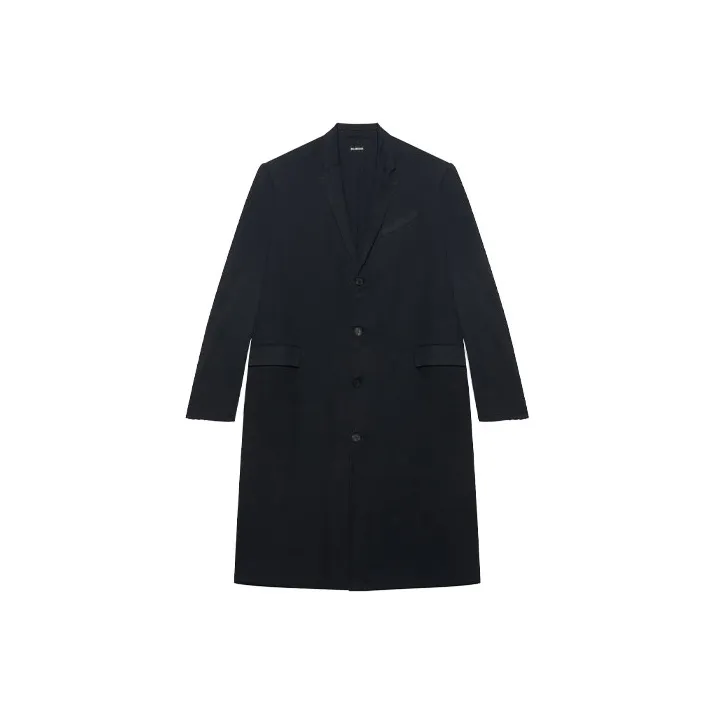 Balenciaga Worn Out Tailored Coat-0
