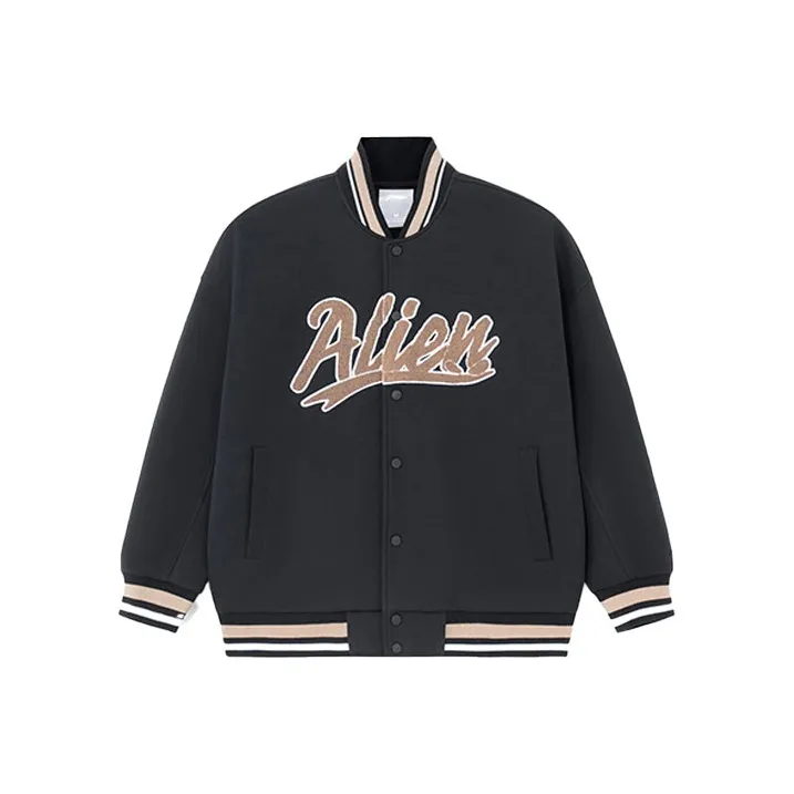 LiNing CF Tracing Baseball Jacket Unisex Black-0