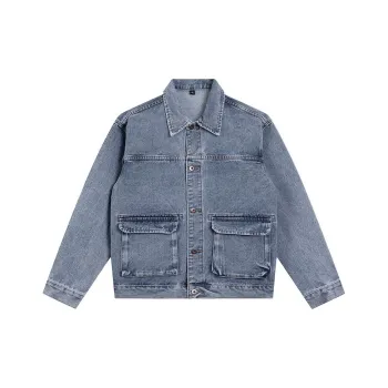 JASONWOOD Cowboy On The Run Denim Jacket Unisex Ice Blue