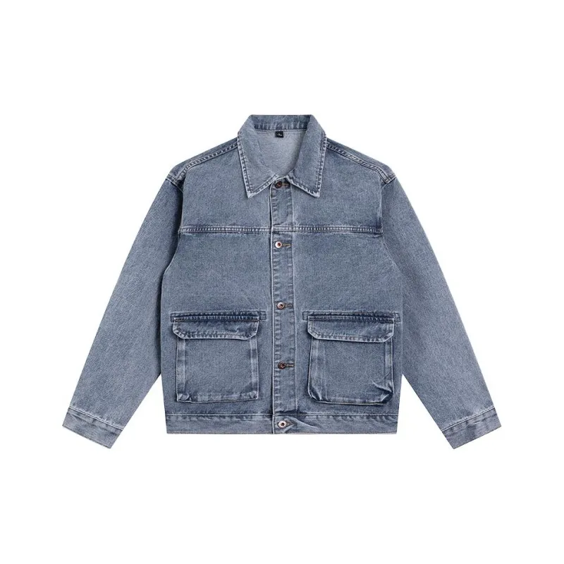 JASONWOOD Cowboy On The Run Denim Jacket Unisex Ice Blue-0