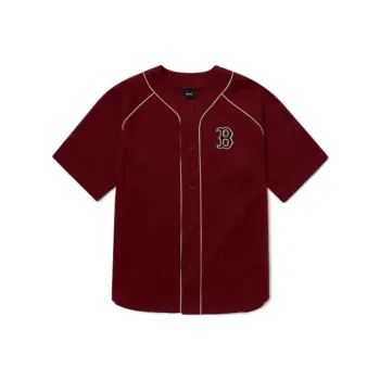 MLB SS22 Baseball Jacket Unisex Burgundy