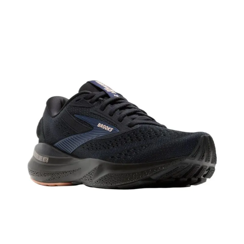 Brooks Adrenaline Gts 24 Black Peacoat Peach Women's-2